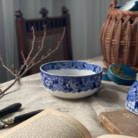 ウィリアム・アダムス＆サン社B＆Wボウル（直径17cm）　イギリスアンティーク