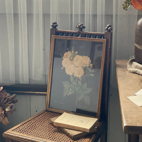 ルドゥーテ　バラのフレームRosier de Philippe Noisette　フランスアンティーク