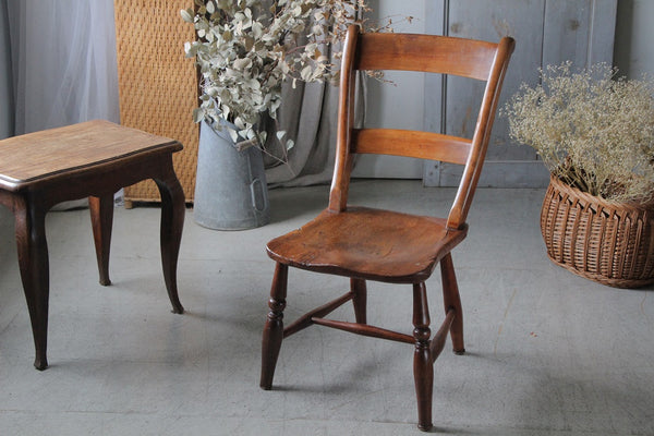 1880年代！素朴さ感じるヴィクトリアンチェア（椅子）高さ76.5cm