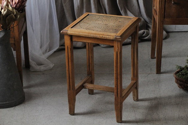 レアな郵便局の1910年代スツール（椅子） フランスアンティーク家具