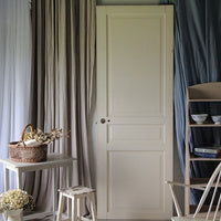 高さ210cmホワイトペイントが可愛いドア（扉）　フランスアンティーク建具・建材