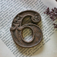 ラスト1点！アイアンサイン６　フランスアンティークインテリア雑貨