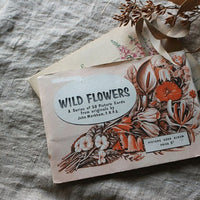 イギリスアンティーク　ピクチャーカード　WILD　FLOWERS　カードアルバム　1/2
