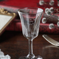 飾っても可愛いシンプルなデザインのグラス（ガラス食器）　イギリスアンティークガラス雑貨