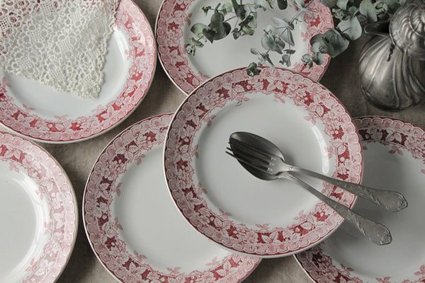 複数枚あり！マルベリー柄の可愛いプレート（皿） フランスアンティーク食器 – チェルシーオールド