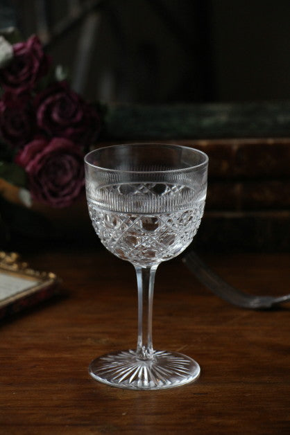 きらきらとしたガラスが美しいヴィクトリアングラス　イギリスアンティークガラス食器