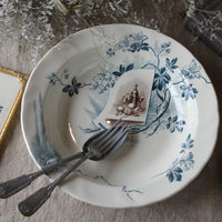 クレイユモントローの大きな深皿（器）　フランスアンティーク食器