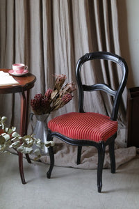 美しくて人気の黒のナポレオンチェア（椅子） フランスアンティーク