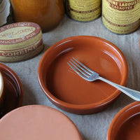 ラスト1枚！素朴な雰囲気が素敵なオーブン皿（器）　フランスアンティーク食器