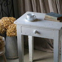 小さくて可愛い白ペイントのデスク（机）　イギリスアンティーク家具