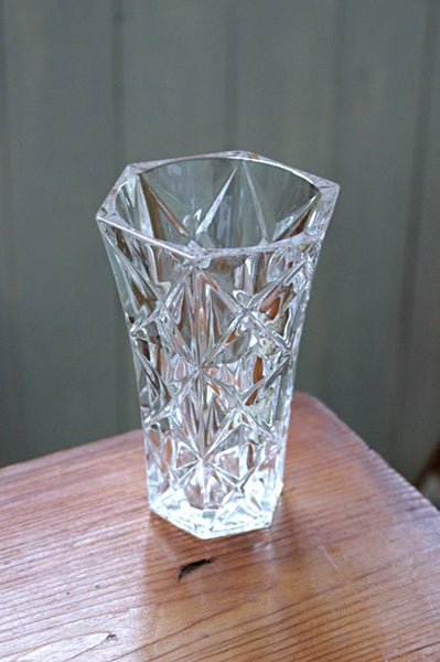 ぽってりとしたガラス可愛いフラワーベース（花器） イギリス