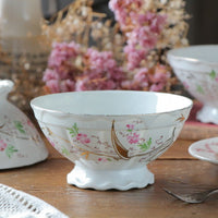 1点あり！フリルの足が可愛い小さなカフェオレボウル　フランスアンティーク食器