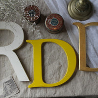 可愛いアルファベット文字の看板レター　イギリスアンティークインテリア雑貨