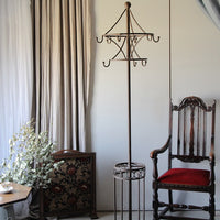 アイアンワークが素敵なコートスタンド（高さ199.5cm）　イギリスアンティーク雑貨