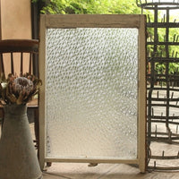 脚付大きいサイズの花ガラスのステンドグラス イギリスアンティーク(住宅窓) 60cm×88cm