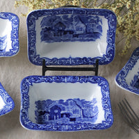 4点あり！1930年代B&WのABBEY四角い小皿（横幅15.5cm）　イギリスアンティーク食器