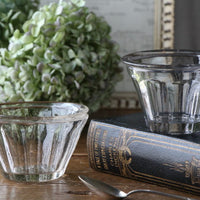 ２点あり！味わいたっぷりのコンフィチュールポット（ジャムポット）　フランスアンティークガラス