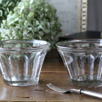 ラスト１点！ガラスが美しいジャムポット（コンフィチュールグラス）　フランスアンティークガラス