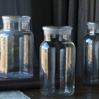 ２点あり！1930年代ボンボン入れとして使われたボトル（瓶）　フランスアンティークガラス雑貨