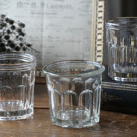 ラスト1点！なみなみとしたガラスが魅力のジャムポット　フランスアンティークガラス