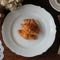 存在感たっぷりなリモージュ白の大皿　フランスアンティーク食器