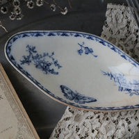 CARMENディゴワンサルグミンヌ窯ラヴィエ（横幅24cm）　フランスアンティーク食器