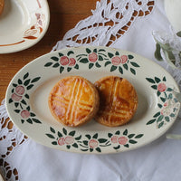 MONTEREAU（モントロー）HBCM窯のラヴィエ（横幅21cm）　フランスアンティーク食器