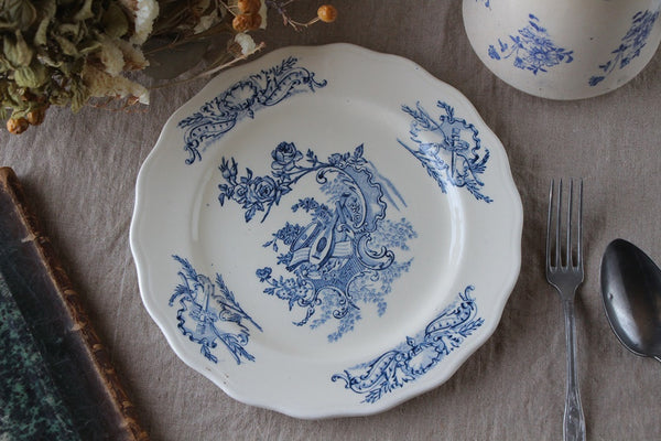 Clairefontaine LOUIS XV プレート　フランスアンティーク ft221539-a_grande.jpg?v=1679472649