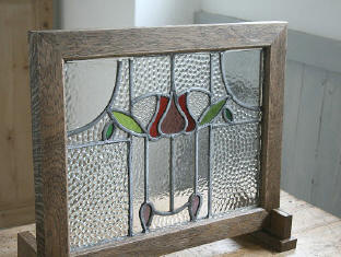 ステンドグラス 枠 オーク シンプルデザイン 2500 – チェルシーオールド